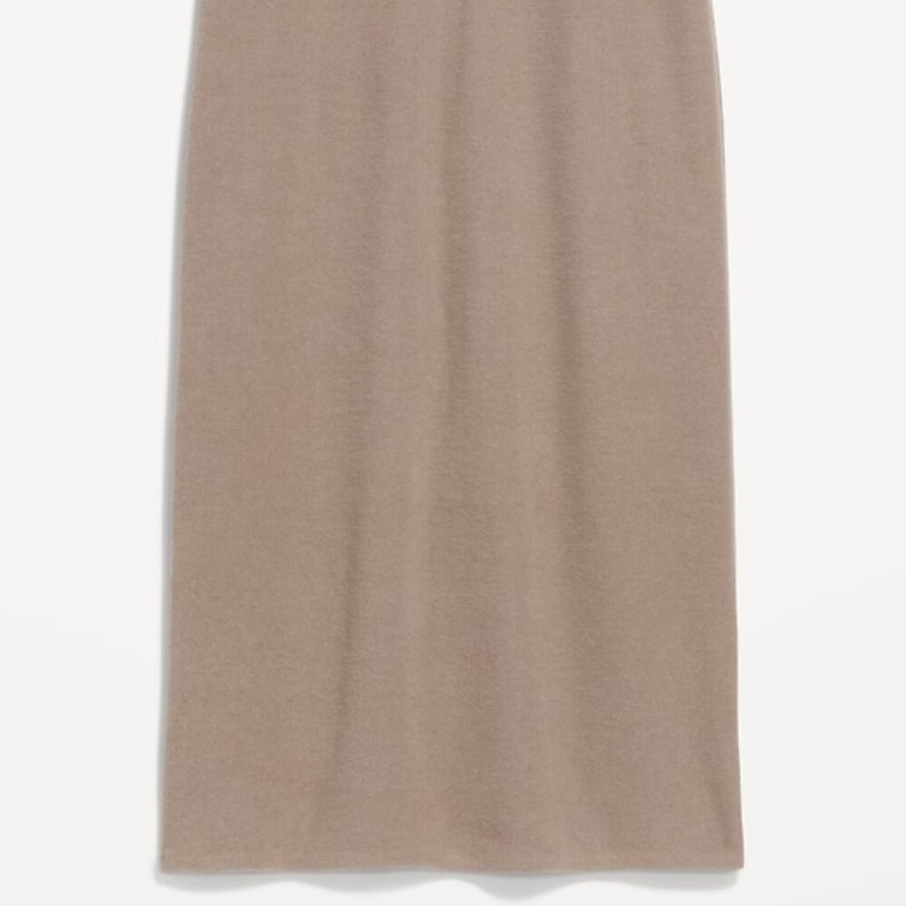 Old Navy Chocolate Malted Cozy Maxi Column Skirt/NWT/L - Picture 5 of 15